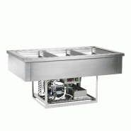 Cuve réfrigérée avec groupe intégré - Froid ventilé - 3 GN 1/1 - 96 L | Tefcold_1