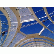 Filet de sécurité antichute 20 x 20 mètres - Plucéo - Polyamide tressé, maille 100 x 100 mm, norme EN 1263-01_1