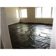 Fsd70μm - Film plastique d'étanchéité sous-dalle en polyéthylène noir type 200, 4x25m, 70μm - 100m², solide et résistant_1