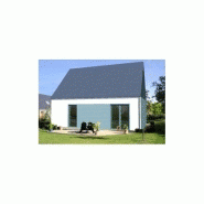 Maison à ossature en bois à étage optimale 5 / en kit / surface brute 84.01 / toit double pente / pmr