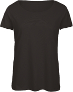 T-shirt Triblend col rond femme - Réf : CGTW056 - Toucher ultra doux et système sans étiquette B&C_1