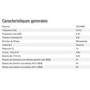 Technic 6500 E AVR - Groupe électrogène Kohler - Puissance max 6,30 kW - Fréquence 50 Hz - Tension nominale 230 V_1