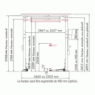 Ts32 pont elevateur 2 colonnes 3.2t avec traverse superieure_1