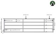 Bs56p - 	barriere panneau extensible 5 a 6 metres_1