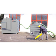 Aspirateur centralisé industriel haute performance - DHV45T MASTER - pour milieux difficiles comme cimenteries et silos_1