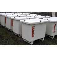 Bac rectangulaire avec couvercle - en fibre de verre et résine polyester - plusieurs dimensions disponibles_2