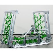 Herse agricole de prairie - Zocon - 8m - 4 rangées - cadre galvanisé - tapis réversible 14mm_1