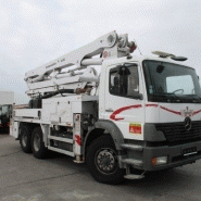 Pompe à béton Putzmeister 28m montée sur Mercedes-benz atego 2628