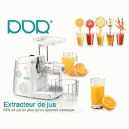 Slow juicer - Extracteur de jus à extraction lente 80t/min avec râpe offerte_1