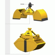 Bennes preneuses pour grues et mini-pelles R75/400 Rozzi - Haute qualité et durabilité_1