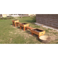 Jeu d'eau et sable en robinier Ania réf-8038426 - Hags - Structure pour aire de jeux avec spécifications détaillées_1