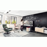Ology - bureau droit - steelcase - réglage automatiquement la hauteur du bureau_1
