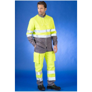 Pantalon été haute visibilité Visio 10 réf. 18302 - EN ISO 20471 classe 2 - multipoches - bandes rétroréfléchissantes_1