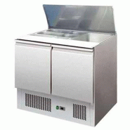 Saladette réfrigérée à capot télescopique - 2 portes GN 1/1 | L2g - S900STD_1