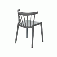 Windson - Chaise empilable en polypropylène vert jade_1