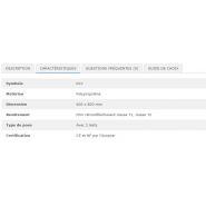 30004 - Panneau de chantier en plastique KC1 - Rue barrée - Dimensions 600 x 800 mm_1