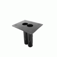 Accessoire de fixation pour barrière à sceller - Fixation à sceller double / 45_1