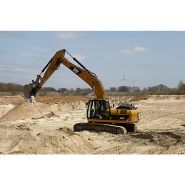 Godet d'excavation à usage normal avec lame de nivellement - caterpillar finance france - 1 200 mm (47 in) - capacité 1.19 m³_1