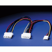 ROLINE Câble en Y 4 pôles HDD / 4 pôles HDD + 4 pôles FDD, 0,3 m_1