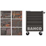 Servante d'atelier avec 346 outils à usage général - 7 tiroirs E72 - Modèle LARGE_1