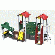 Structure de jeux combinées inox 2 tours - Gamme Ama'Zone - AMA20913I - CREA EQUIPEMENTS_1