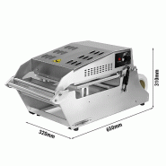 Thermoscelleuse à barquettes Professionnelle - Format de scellage : 270x250mm | GGM_1