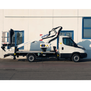Nacelle sur Camion SCORPION 1490  conçue pour les travaux en hauteur en extérieur en Alpes -  disponible en achat neuf et en location de courte à longue durée_1
