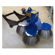 Brosse de désherbage hydraulique Slanetrac RB80 pour pelle_1