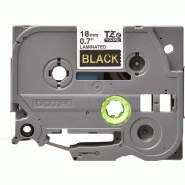 Brother TZE-344 ruban d'étiquette Or sur noir_1