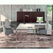 Fauteuil de direction DUNE - Président, design italien, cuir pleine fleur ou tissu, mécanisme basculant_1