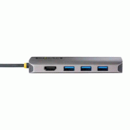 Adaptateur Multiport USB C - Vidéo HDMI 4K 60Hz - Hub USB-A 5 Gbps à  3 Ports, 100W PD Pass-Through,_1