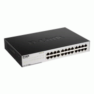 D-Link GO-SW-24G Non-géré L2 Gigabit Ethernet (10/100/1000) 1U Noir_1