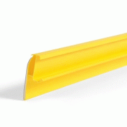 Porte étiquette adaptable KIDER ou CEFLA - 40 x 987 basculant - Blanc pur RAL 9010_1