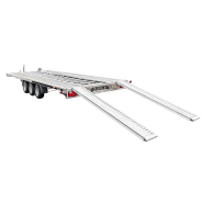 Remorque porte voiture-plateau - Full aluminium / rails lohr - 5,90 x 2,12 m - 3500 kg - Martz GT Plateau 600/3S_1