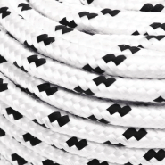 Vidaxl corde de bateau tressé blanc 6 mmx100 m polyester 152763_1