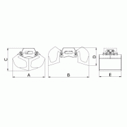 Benne preneuse à vérins horizontaux MH 250/2 - GDM - 2500L SAE - 28 à 32T_1