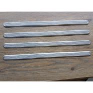 Bande podotactile en acier inoxydable avec rainures