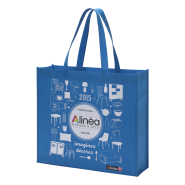 Sac cabas réutilisable - Polypropylène non tissé 110 g/m² - sans lamination - Réf : FRAALICAN2S_1