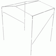 Tente de soudage ignifugée XL 190x300x200cm_1