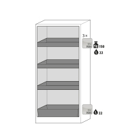 Armoire de sécurité anti-feu Q-PEGASUS-90 - Modèle Q90.195.090.WDAC - Réf 30042-040-30818 - Norme NF EN 14470-1_1