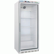 Armoire réfrigérée vitrée négative en laqué blanc intérieur en ABS 600L Forcar_1