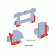 Tablier rapporté - Accessoire normalisé FEM - Capacité 1,5T à 8T - Modèles rapporté et rapporté réducteur_1