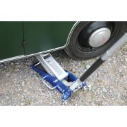 2897 - Cric rouleur hydraulique BGS Technic - aluminium-acier - 1,5 t - double piston et faible hauteur_1