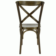 Chaise restaurant Chinon hetre cérusée - MARRON_1