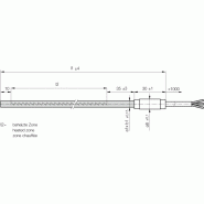 Élément chauffant tubulaire étanche - Hautes températures - Carré H11382/A1xB1xL1_1