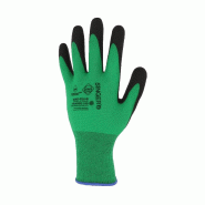 Gants dextérité polyamide vert - Enduction souple PVC HPT - Taille 8 - Réf. 961201_1