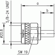 Telegärtner connecteur n à sertir pour rg-58c/u_1