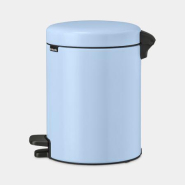 Poubelle à pédale newIcon Brabantia 5 litres - Dreamy Blue - XS - Anti-odeurs - Base antidérapante_1