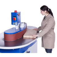 Rectifieuse de chants spéciaux pour métaux - 4 postes de travail - MSK-1 avec surfaces de ponçage droites et courbées_1