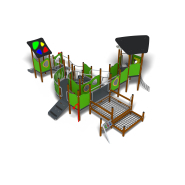 Structure multi-jeux - UniMini Vättern Hags - 3 à 5 ans - Grand modèle inspiré du lac d'Aneby_1